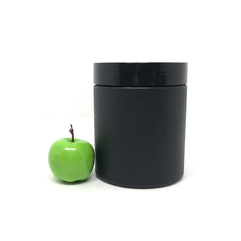 empty food container PET plastic jar 250 ml cosmetic cream jars 250g clear pet 68 caliber PP cap 8oz plastic jar
