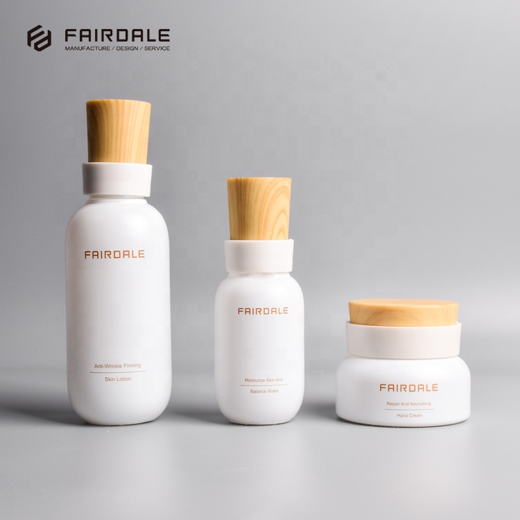 empty glass bottle glass jar for skin care cosmetic