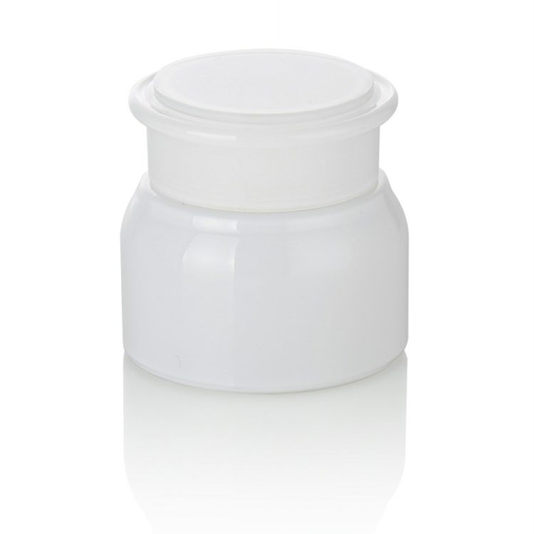 empty glass jar 30g 50g 100g wholesale white glass jar containers custom cosmetic jars glass