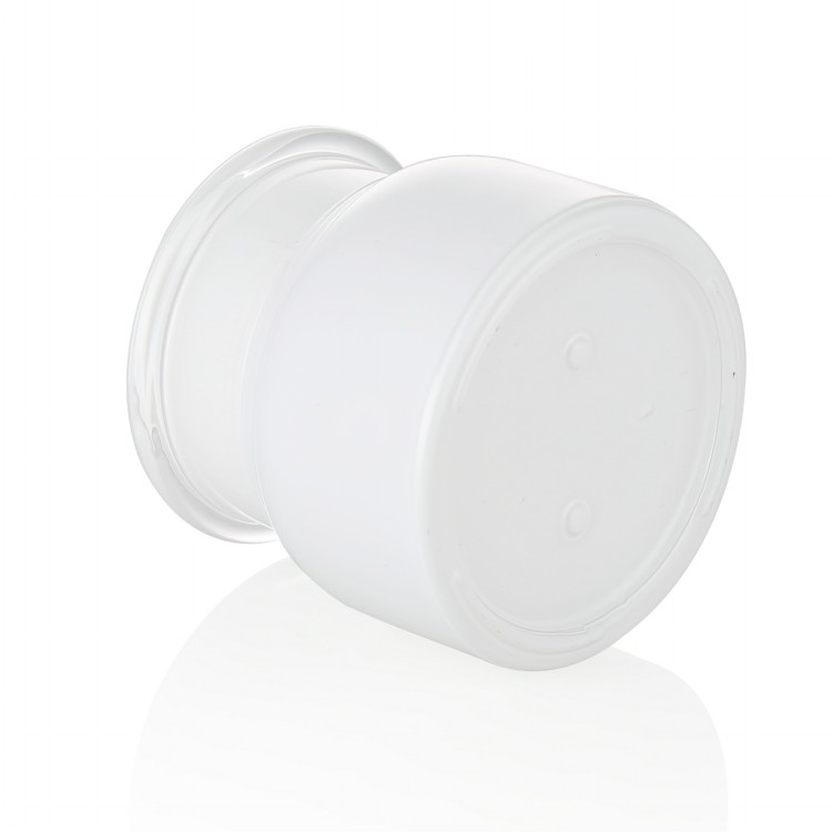 empty glass jar 30g 50g 100g wholesale white glass jar containers custom cosmetic jars glass