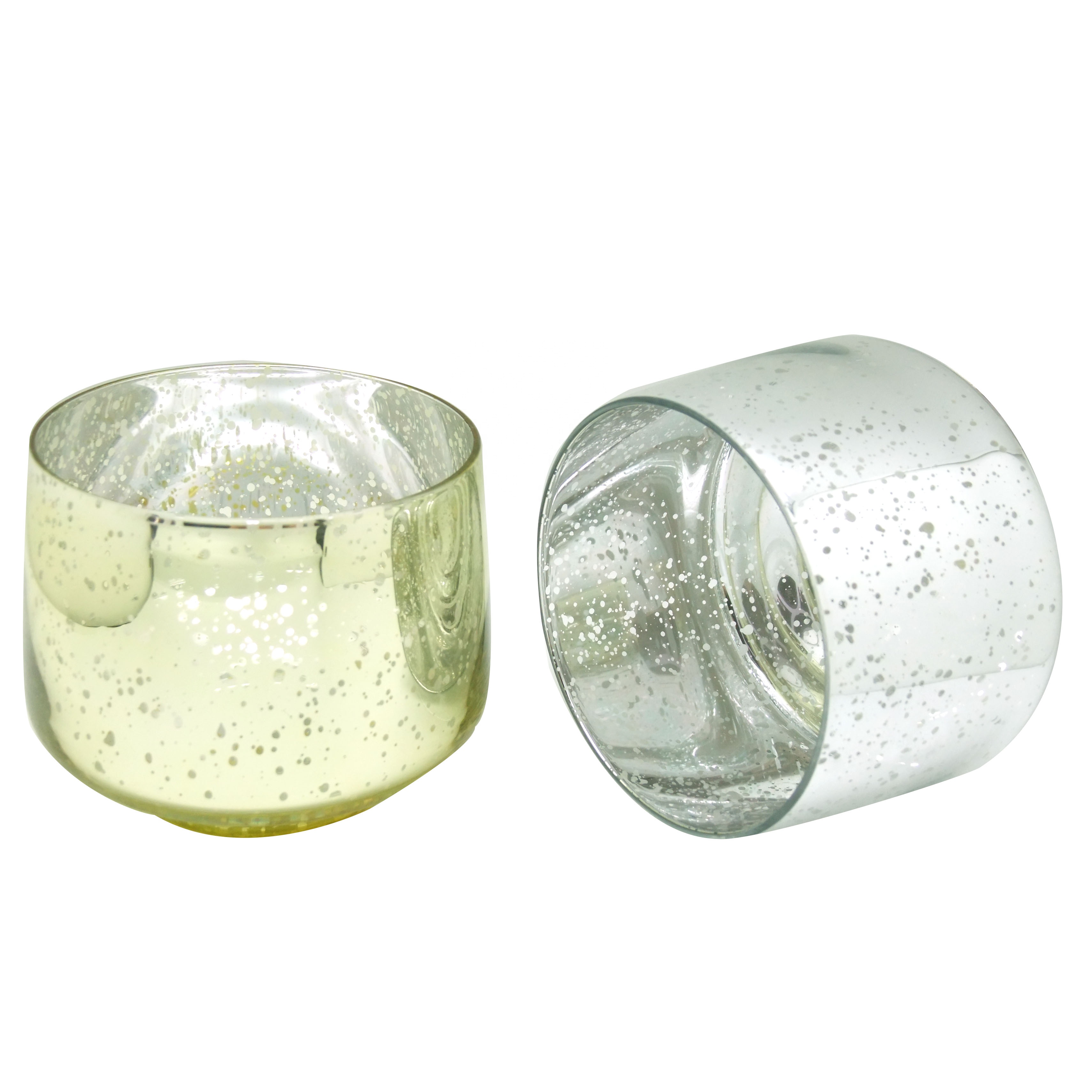 empty glass jars 26oz silver candle holder antique glass and silver candle holders Haodexin container vessels waxs wholesale
