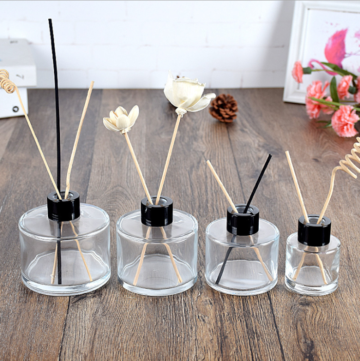 empty glass reed diffuser jar  glass diffuser jar container 50ml 100ml 150ml 200ml