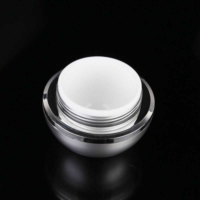 empty globe acrylic jars wooden globe cream jar luxury face cream jar