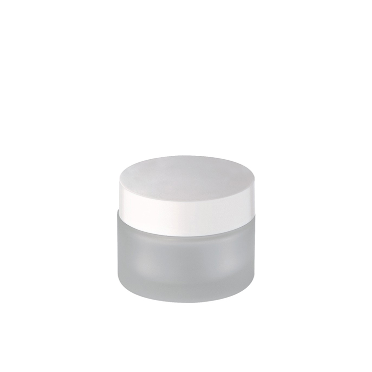 empty lotion containers packaging skin whitening face cream jar 15ml 20ml 30ml 50ml 100ml frosted jar with silver lid