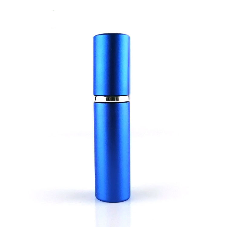 empty luxury 5ml colorful refillable aluminum perfume spray bottle