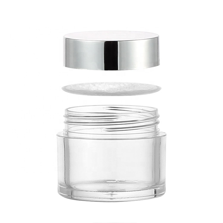 empty luxury plastic private label skin care cosmetics facial skin whitening cream lotion face cream jar
