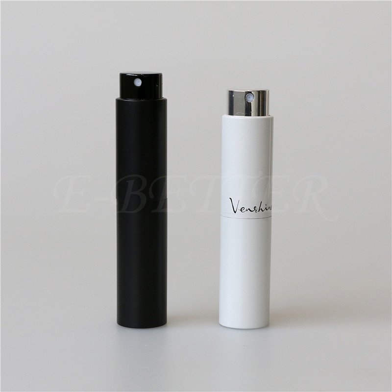 empty luxury rotary aluminum perfume atomizer spray bottle 8ml 10ml 15ml 20ml with custom logo