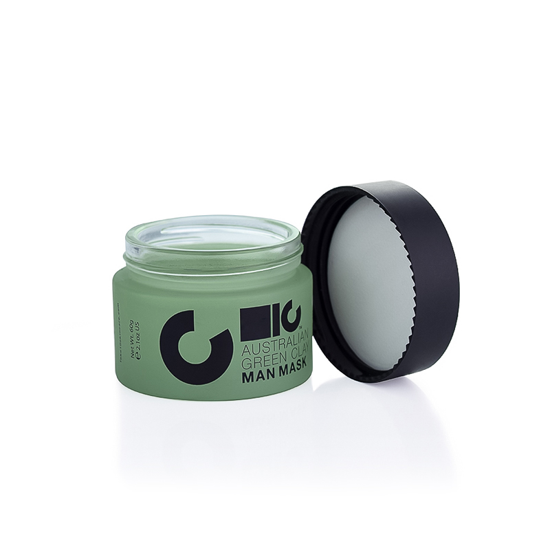 empty matte black lid glass jar container 5g 10g 20g 30g 50g 100g 200g 50ml matte green wide mouth eye treatment glass cream jar