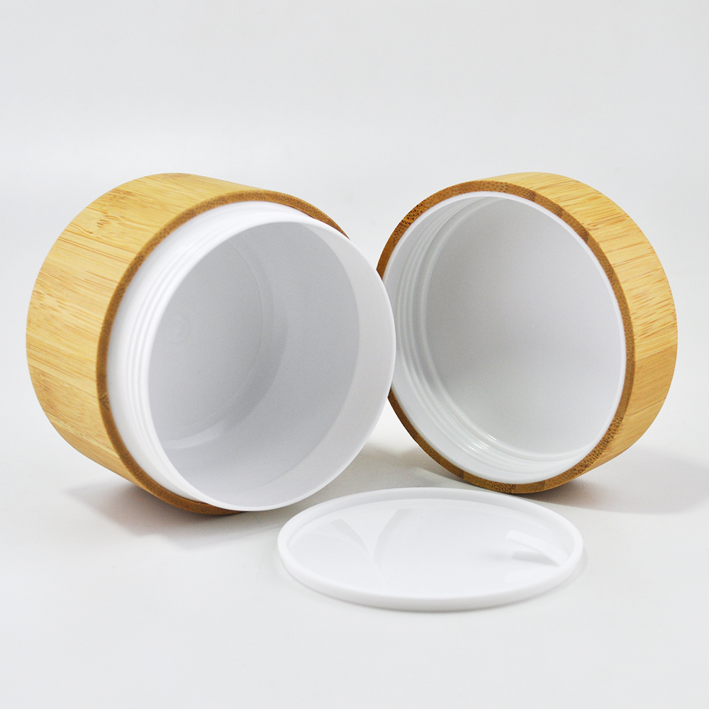 empty mini 5g 10g 15g 20g 30g 50g 100g150g 200g bamboo PP cosmetic container for cream