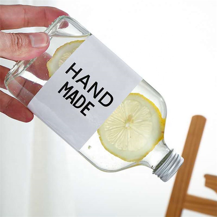 empty mini pocket whiskey bottles 50ml alcohol liquor drinking flat flask glass bottle with aluminum cap