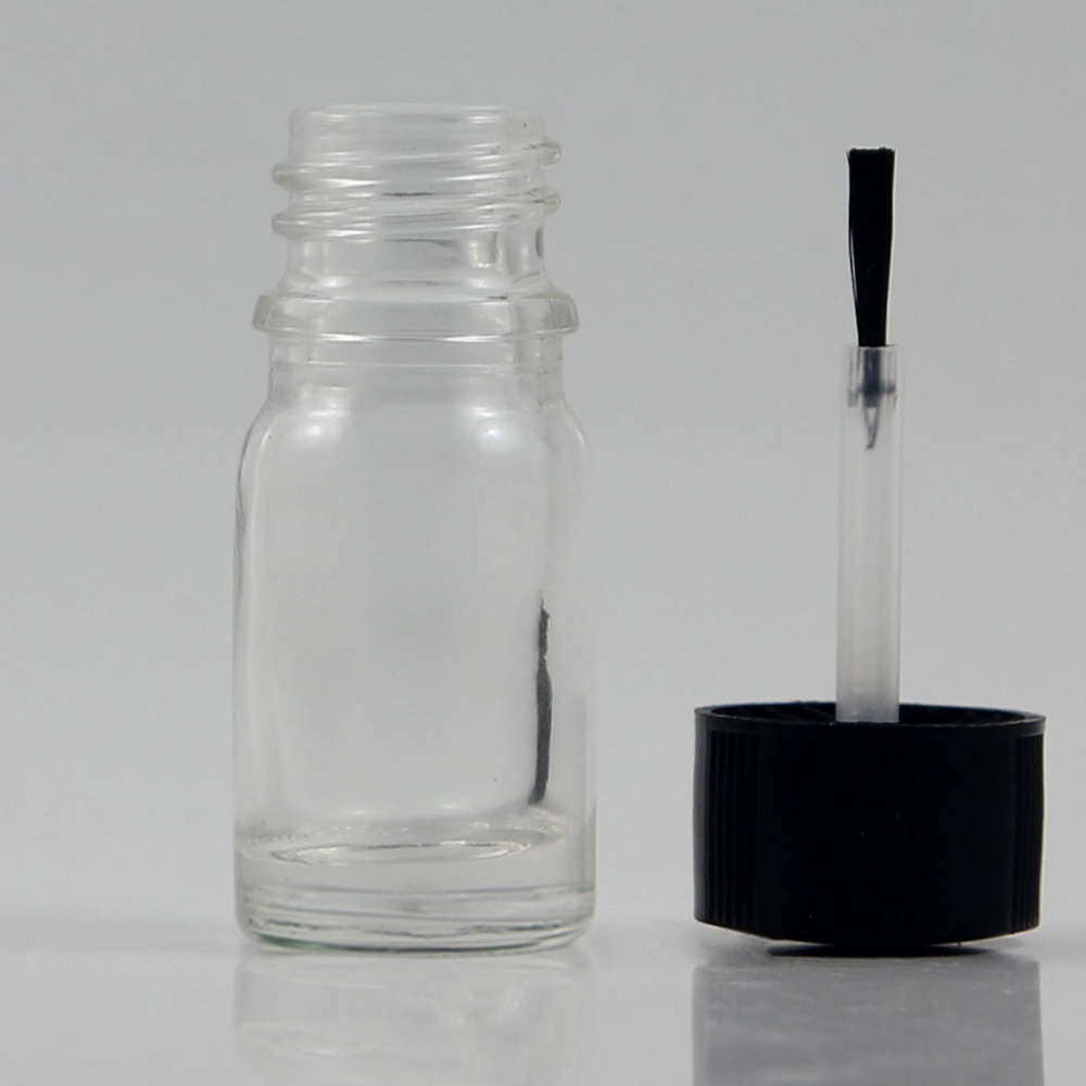 empty nail polish glass bottle with brush cap 5ml 10ml 15ml 20ml 30ml 50ml