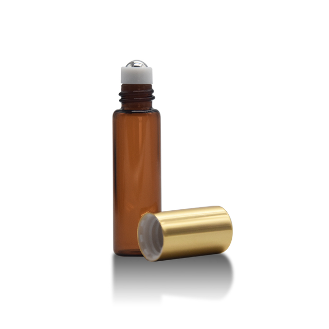empty package lip gloss liptint amber brown transparent blue color perfume oil deodorant roll on bottle 10ml roller bottle
