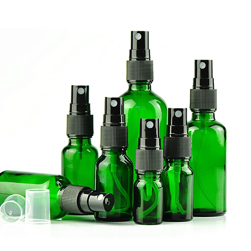 empty packaging 5ml 10ml 30ml 50ml 100ml amber brown transparent fragrance oil glass perfume spray bottle glass spray bottles