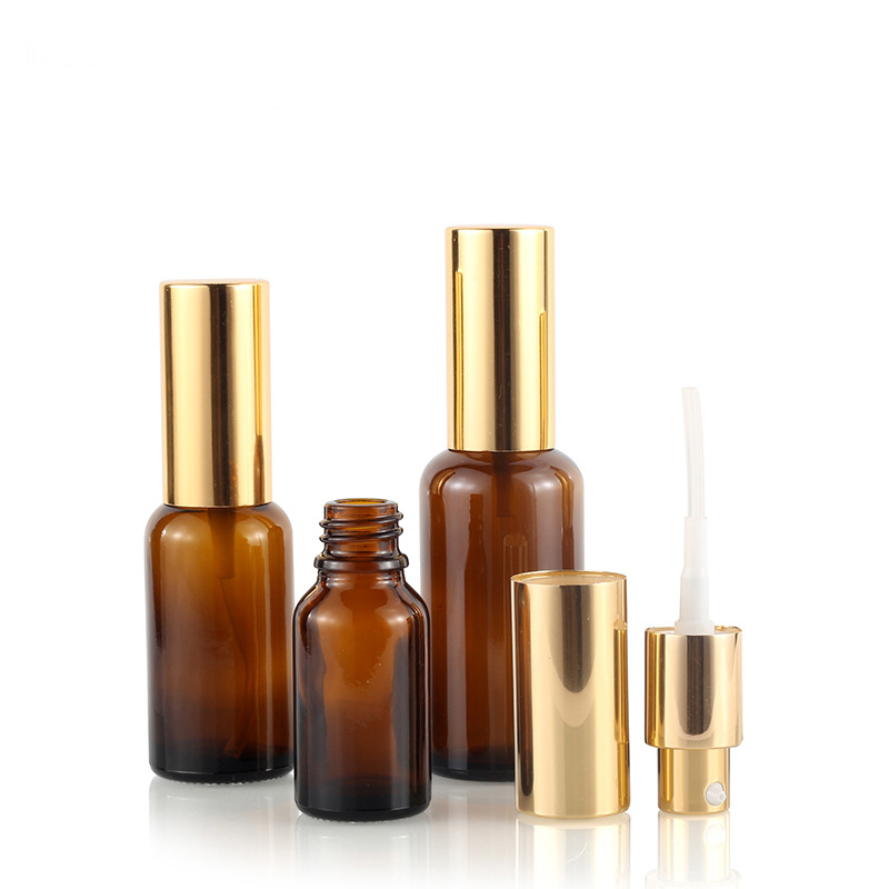 empty packaging 5ml 10ml 30ml 50ml 100ml amber brown transparent fragrance oil glass perfume spray bottle glass spray bottles