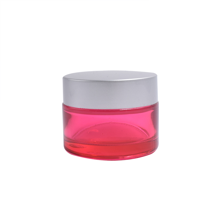 empty packaging containers skin care bottles 20ml 30ml cute jar 50ml pink cosmetic jars for face cream