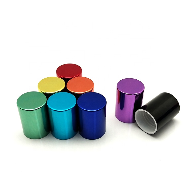 empty perfume essential oil 5ml 10ml frosted rainbow neon color glass roller bottle