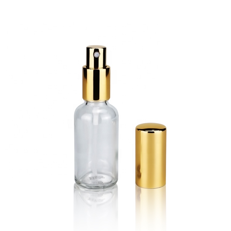 empty perfume spray bottle luxury cosmetic packaging glass spray bottle cosmetic glass jar