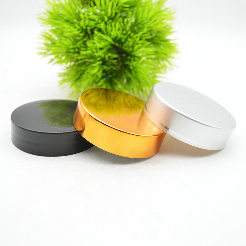 empty personal skin care cosmetic cream jar 50ml clear glass jar with screw cap