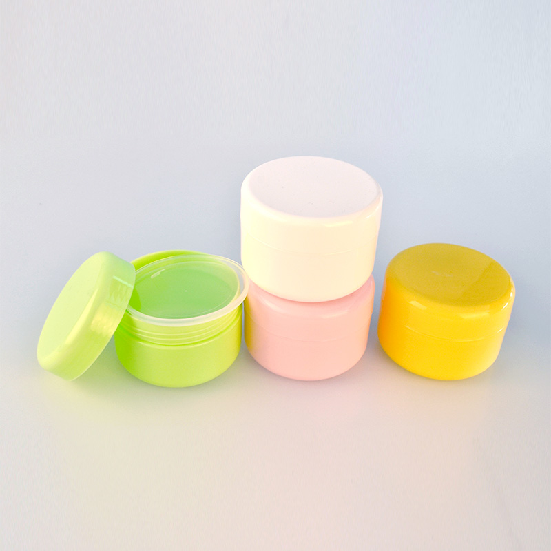 empty plastic cosmetic jars 10g 20g 30g 50g 100g 150g 250g colors PP cream face cream jars white plastic cosmetic jars