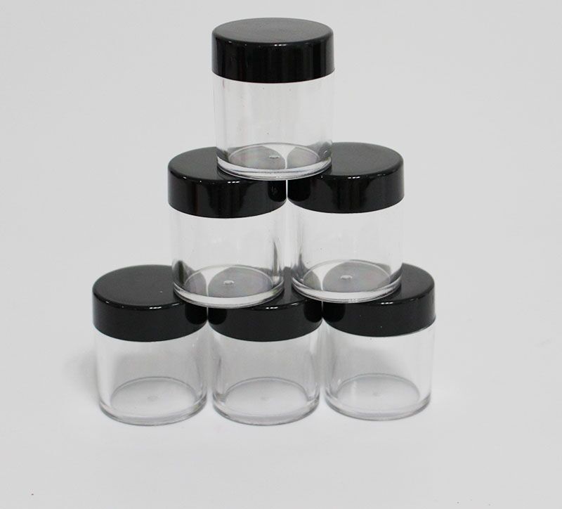 empty plastic10g jar 10ml glitter pot packing container