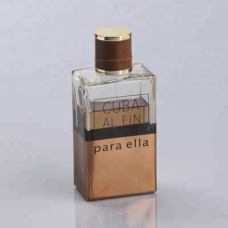 empty pretty electroplating carving craft perfume glass spray bottle with cap