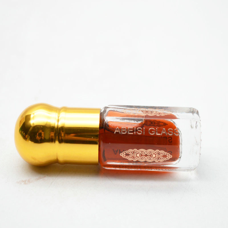 empty print logo oud oil bottle 3ml 6ml 12ml essential attar bottle for transparent use