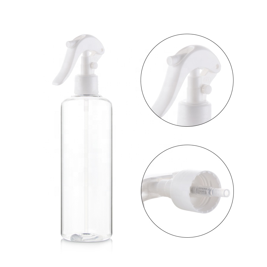 empty recycled hair oil 250ml plastic spray bottle for cosmetic