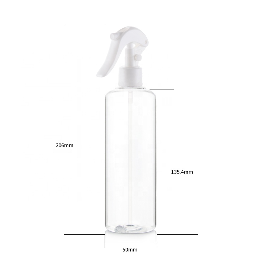 empty recycled hair oil 250ml plastic spray bottle for cosmetic