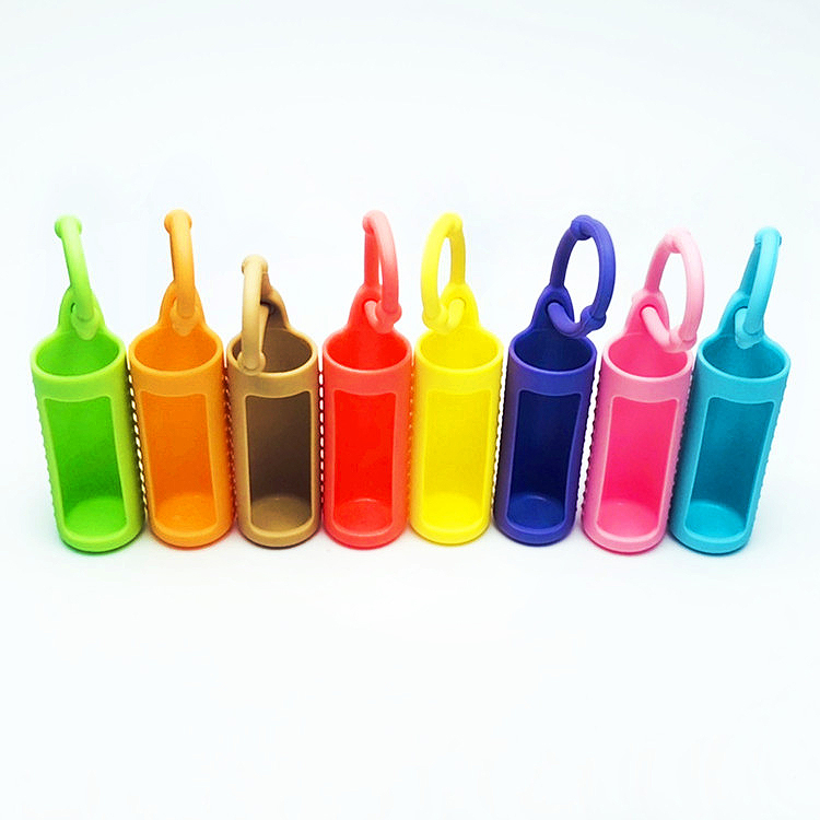 empty roll on bottle colorful thick essential oil roller bottle with silicone sleeve protector