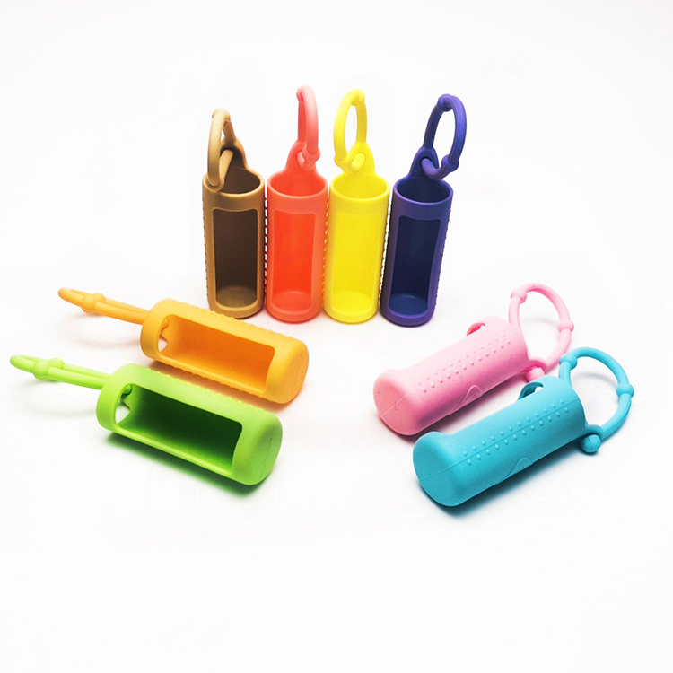 empty roll on bottle colorful thick essential oil roller bottle with silicone sleeve protector