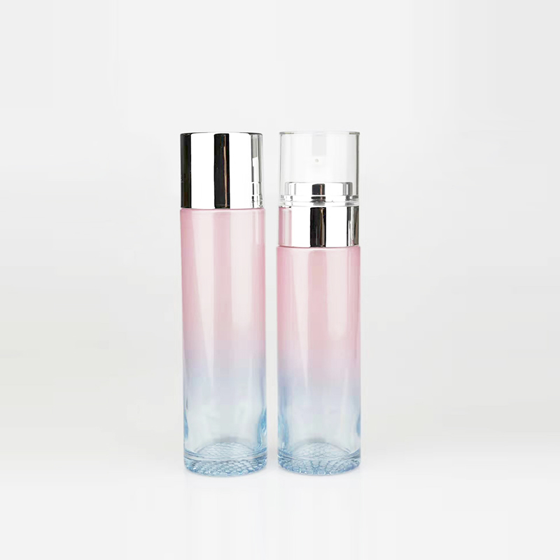 empty skincare vacuum serum gel container packaging 50ml 1.7oz 30ml 1oz twist-up airless plastic cosmetic bottle white for serum