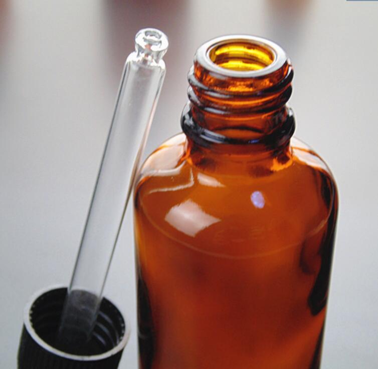 empty small 10ml oil glass dropper bottle