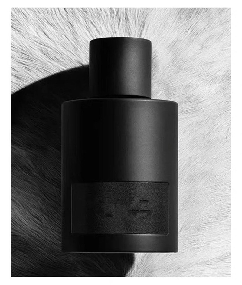 empty solid matte black color parfum elegant grace spray perfume glass bottle with cap