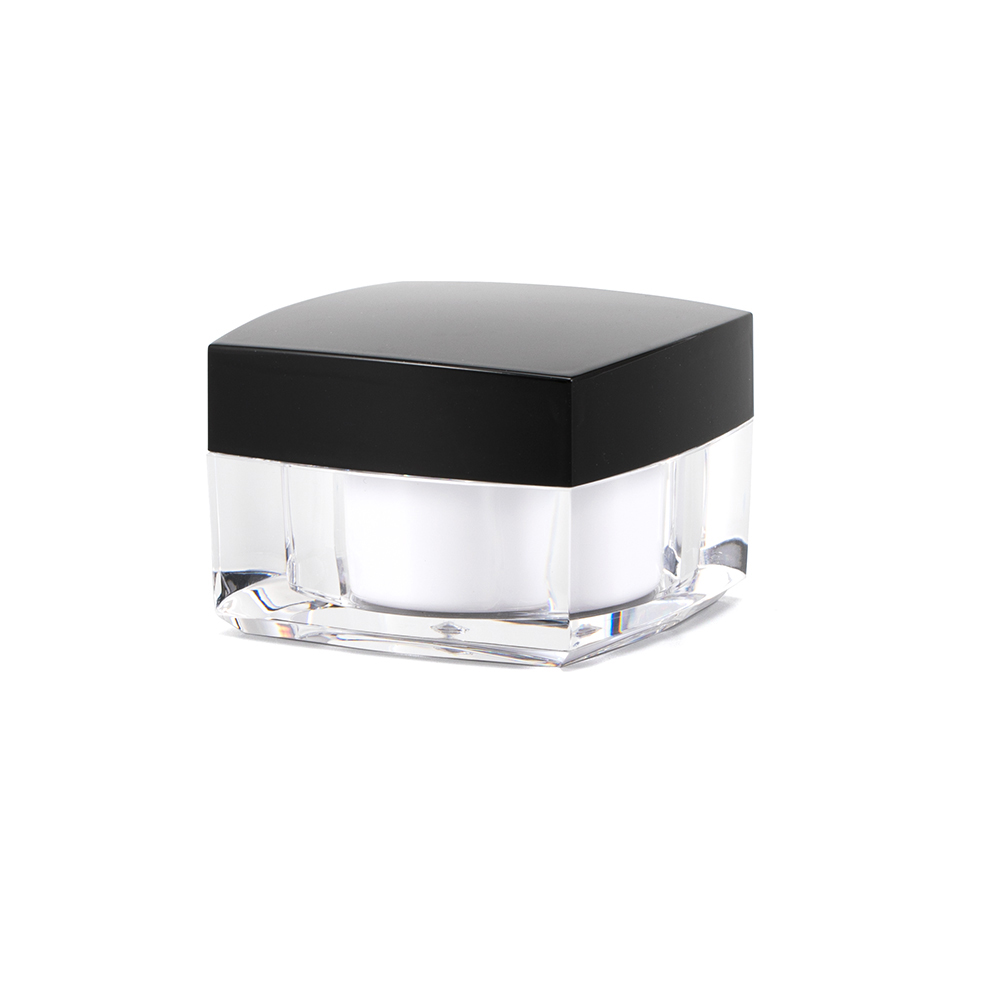empty square shape cosmetic cream jar 5g 10g 20g 30g 50g 100g for packing face skin care products