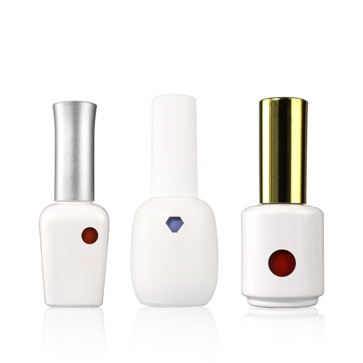 empty uv flower shape empty bottle nail polish bottle rectangle