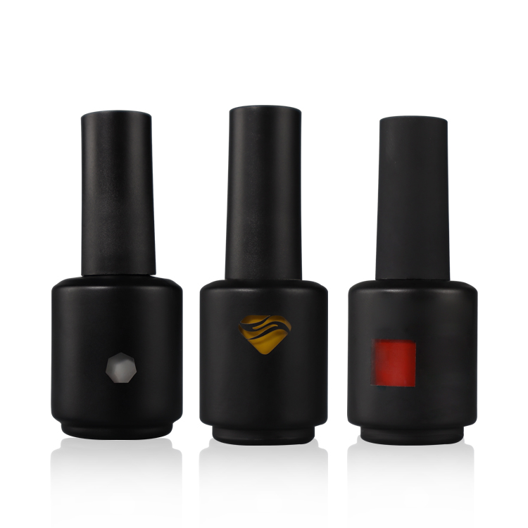 empty uv flower shape empty bottle nail polish bottle rectangle