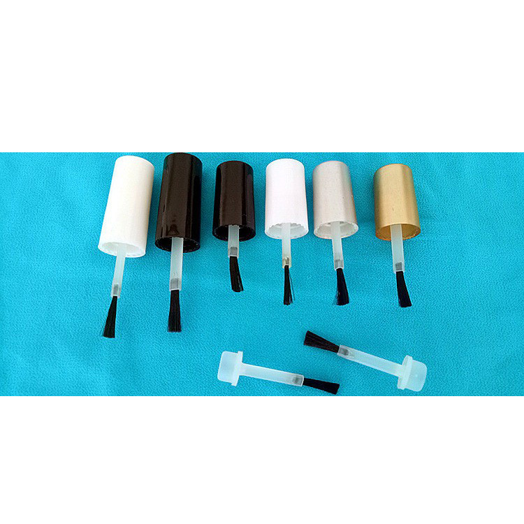 empty uv gel nail polish bottle 5 ml 11ml 12ml 14ml clear square glass nail bottle with brushes