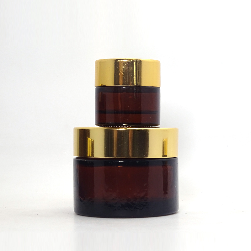 envases cosmeticos Glass cosmetic container luxury jars with lids 5g 10g 15g 20g 30g 50g 60g 100g 200g