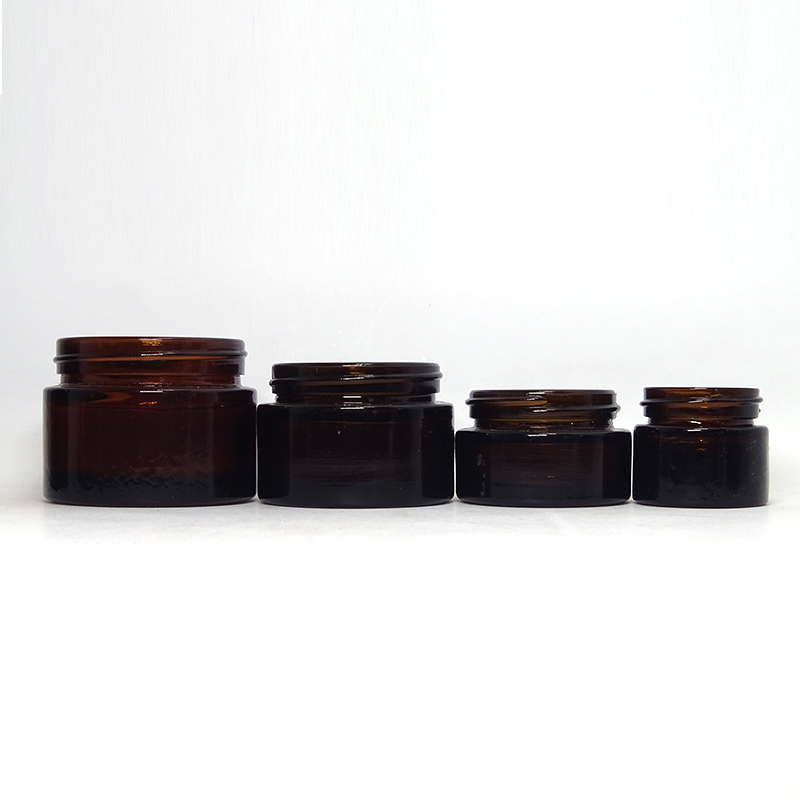 envases cosmeticos Glass cosmetic container luxury jars with lids 5g 10g 15g 20g 30g 50g 60g 100g 200g