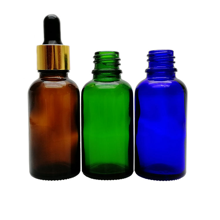essential oil 5ml 10ml 15ml 20ml 30ml 50ml 100ml green clear blue amber e liquid glass dropper bottle