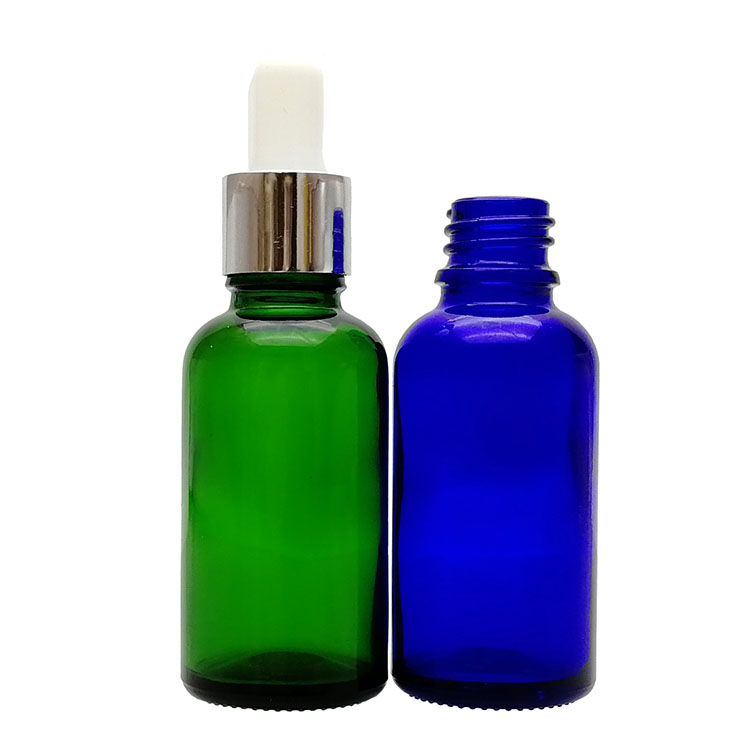 essential oil 5ml 10ml 15ml 20ml 30ml 50ml 100ml green clear blue amber e liquid glass dropper bottle