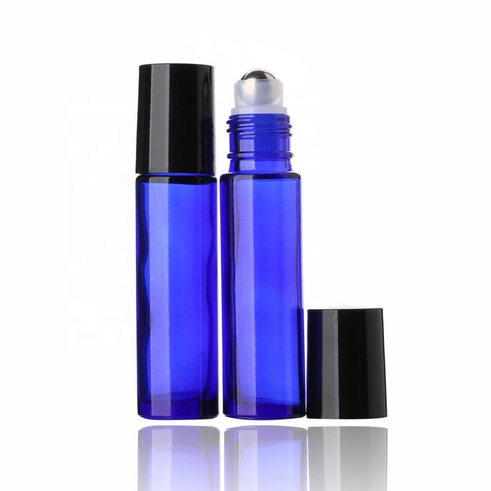 essential oil amber glass 10ml 8ml 5ml roll on bottle with Stainless steel ball