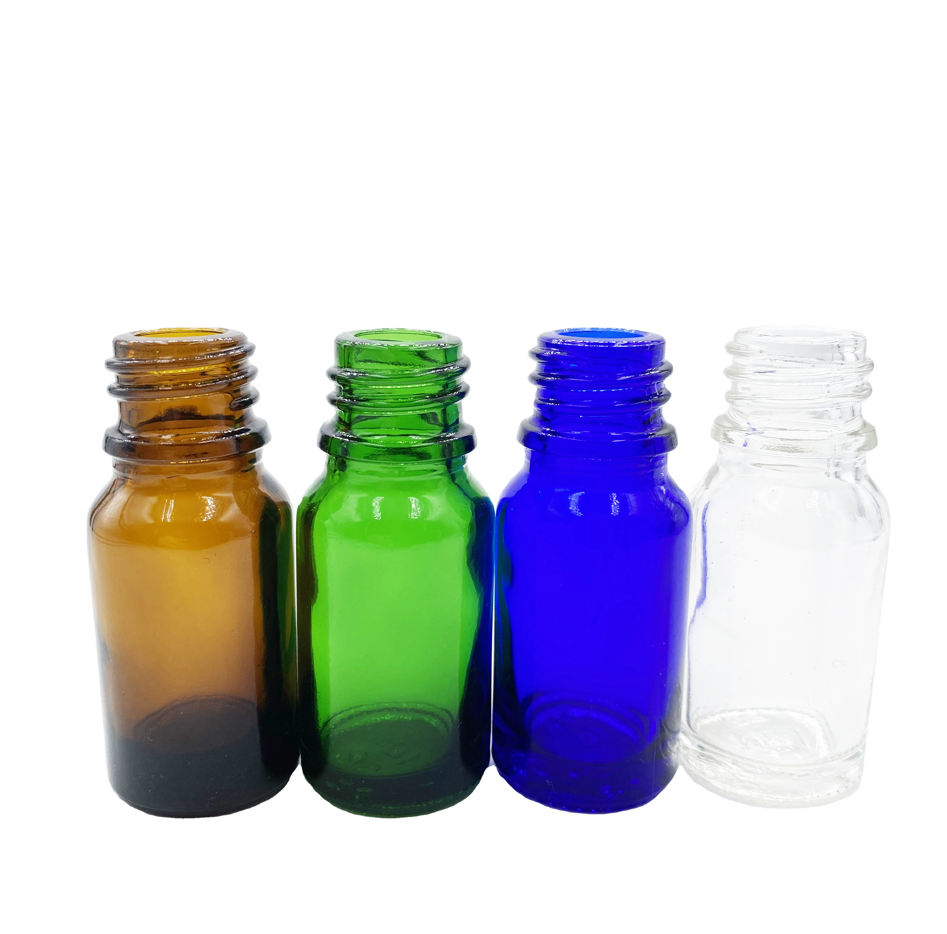 essential oil bottle with golden color aluminum glass dropper 10ml essential oil bottle high quality amber essential oil bottle