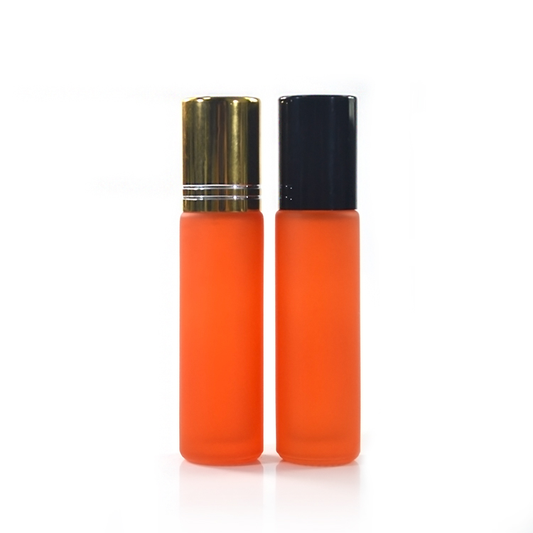 essential oil container green blue clear amber 4ml 6ml 8ml 10ml roll on glass bottle with stainless steel roller balls