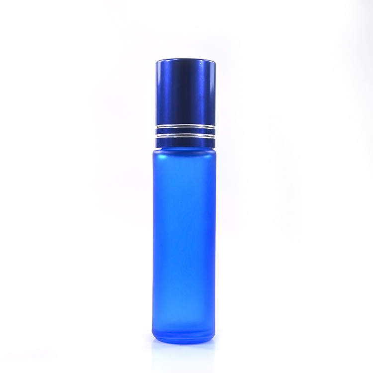 essential oil container green blue clear amber 4ml 6ml 8ml 10ml roll on glass bottle with stainless steel roller balls