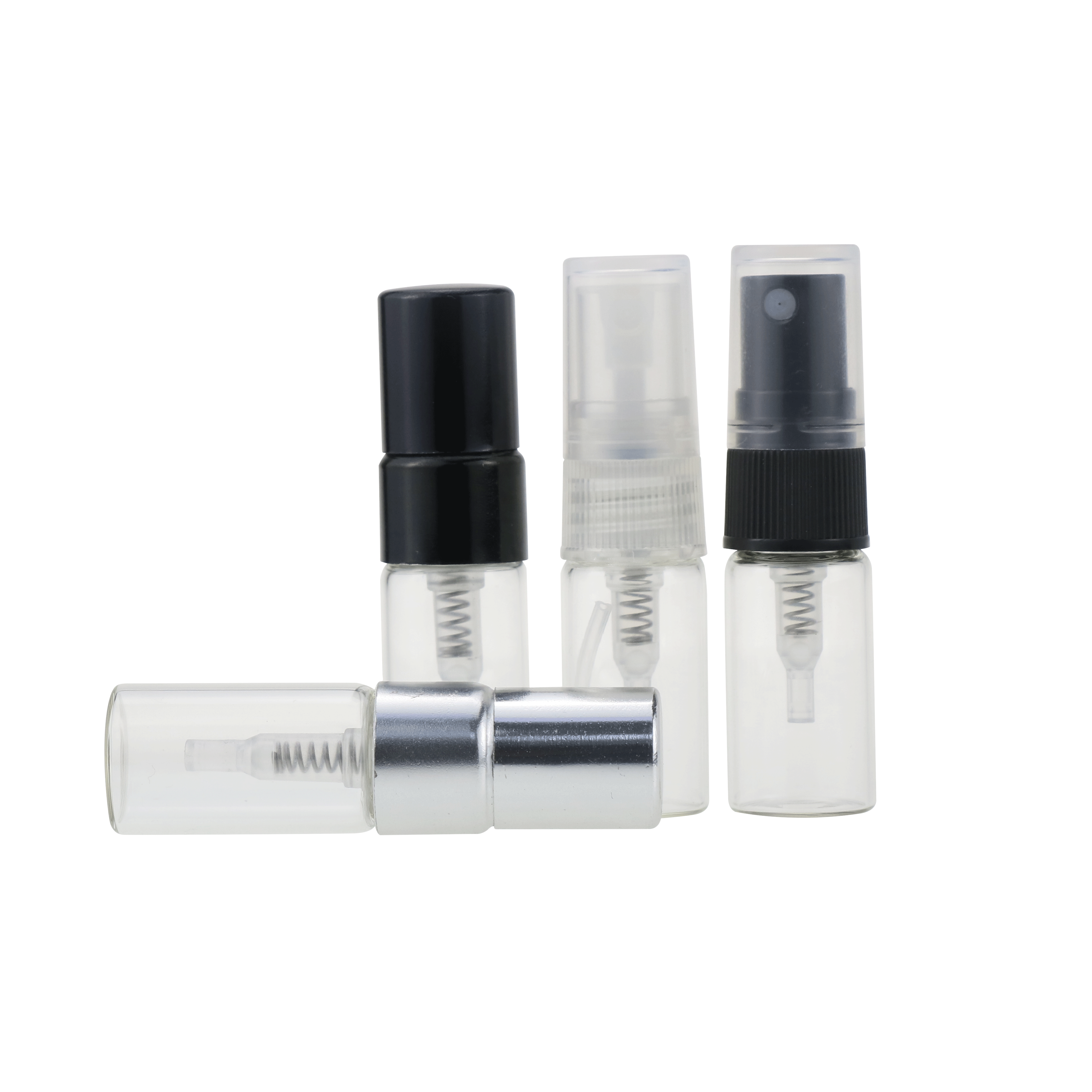 essential oil cosmetic perfume amber clear blue roll on glass bottle 1ml 2ml 3ml steel roller ball plastic cap aluminum cap