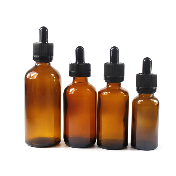 essential oil e liquid 5ml 10ml 15ml 20ml 30ml 50ml 100ml glass dropper bottle with tamper-childproof cap