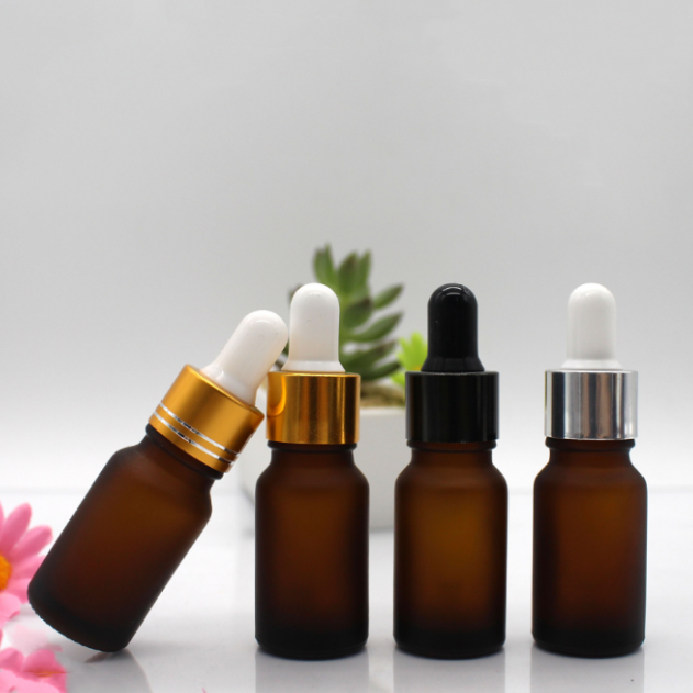 essential oil glass bottle 10ml 20ml 30ml clear glass dropper bottles for cosmetic oil packing