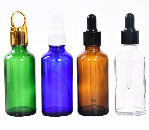 essential oil glass bottle green 20ml