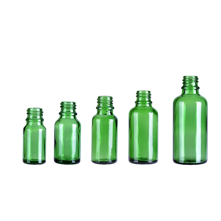 essential oil glass bottle green 20ml
